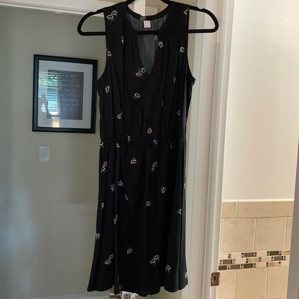 Black Flower Dress